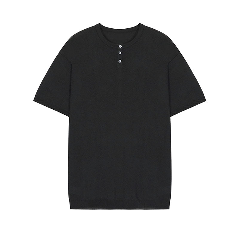 Thin Slim Fit Short Sleeve Polo T-Shirt