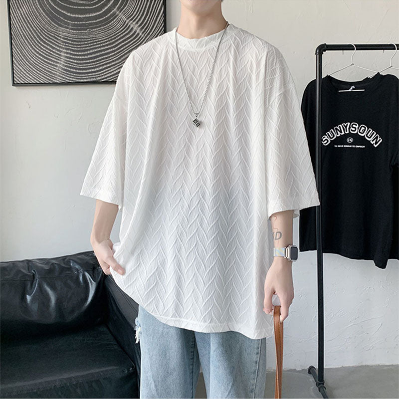 Loose Three Quarter Sleeve T-shirt