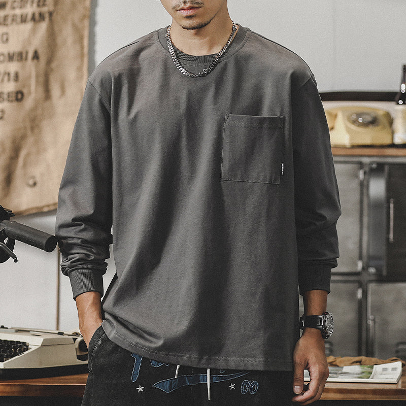 Men's British Vintage Long Sleeve Shirt
