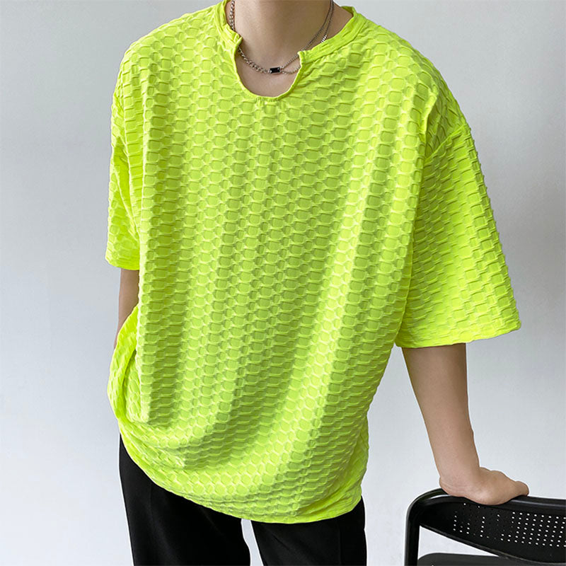 Fluorescent Green Short Sleeve T-Shirt