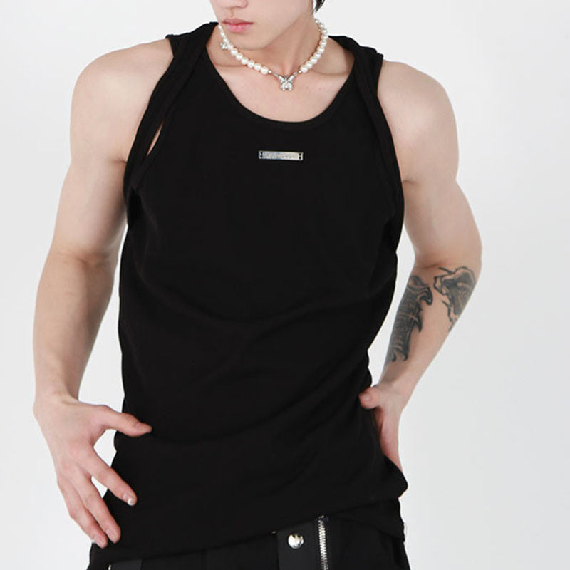 Double Shoulder Strap Bottoming Vest