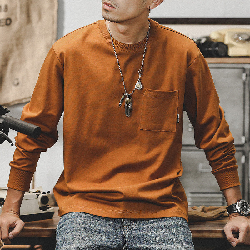 Men's British Vintage Long Sleeve Shirt