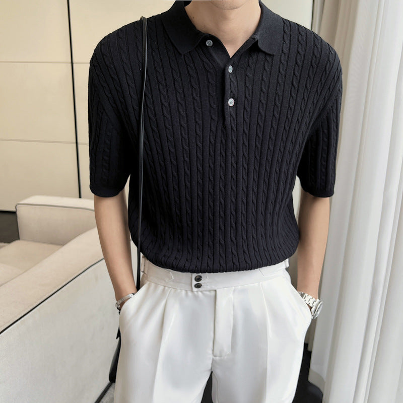 Men's Simple Business Casual POLO T-Shirt