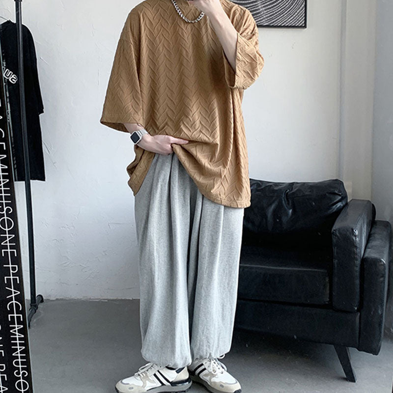 Loose Three Quarter Sleeve T-shirt