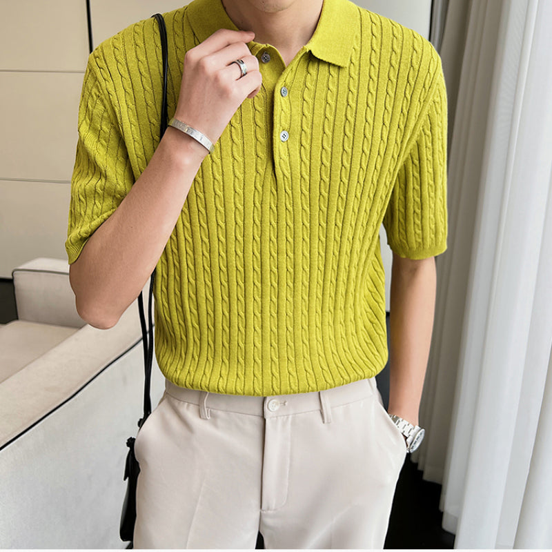 Men's Simple Business Casual POLO T-Shirt