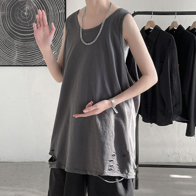 Summer Hole Sleeveless T-shirt