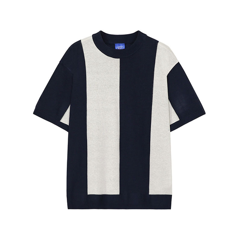 Men's Ice Silk Short Sleeve Knit T-Shirt