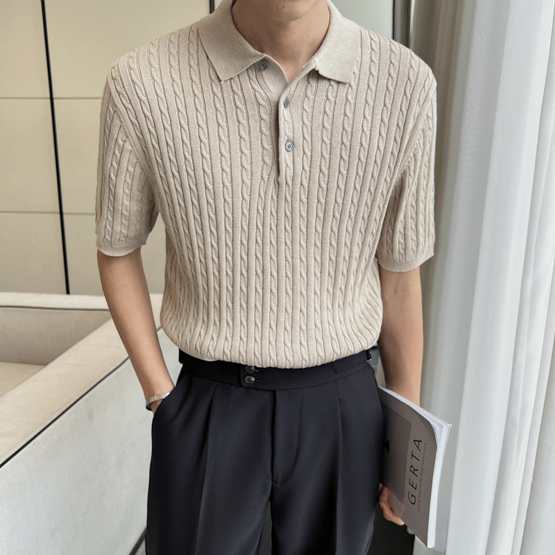 Men's Simple Business Casual POLO T-Shirt