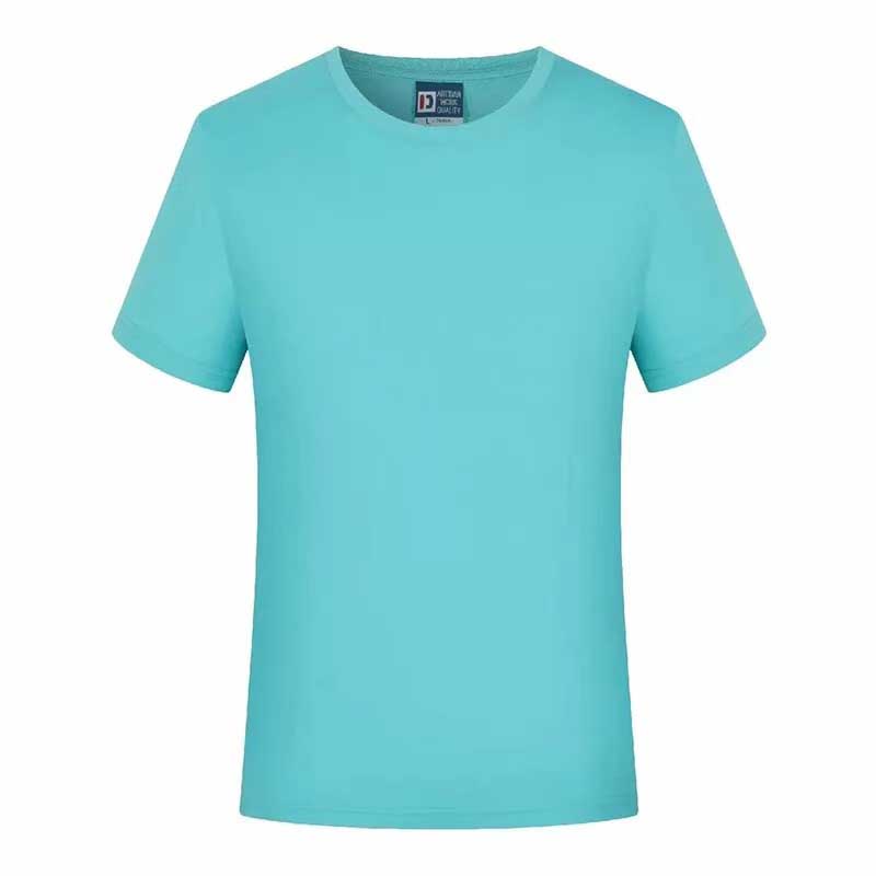 Men's Casual Solid Color Retro Round Neck Overalls Short Sleeve T-Shirt
