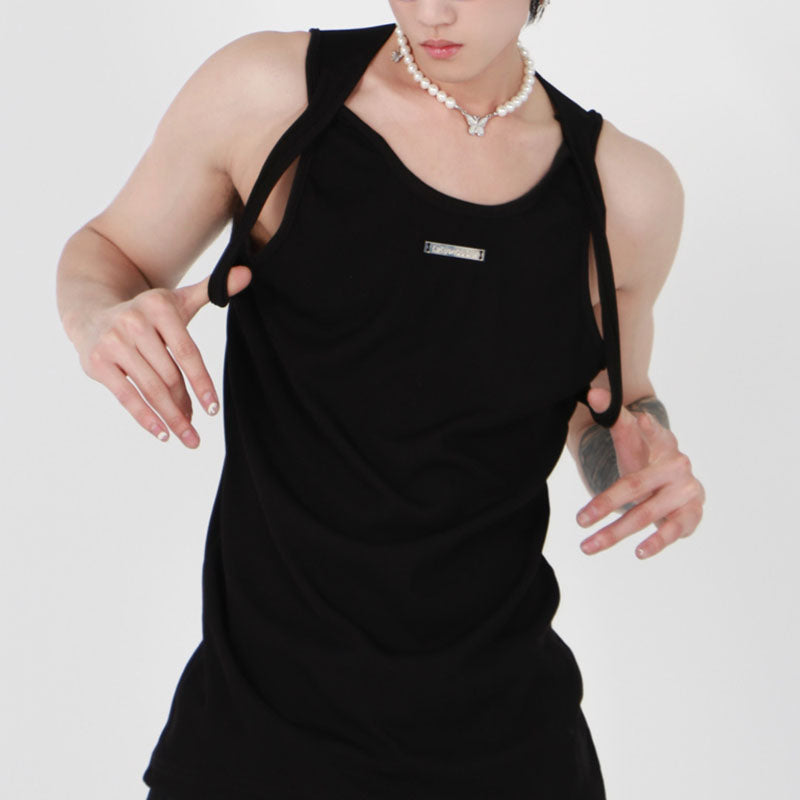 Double Shoulder Strap Bottoming Vest
